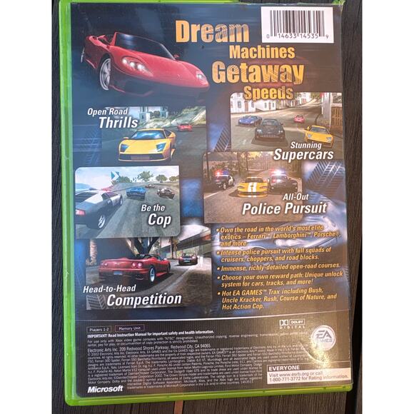 Need for Speed hot pursuit 2 Xbox game complete with manual and case - Picture 2 of 4